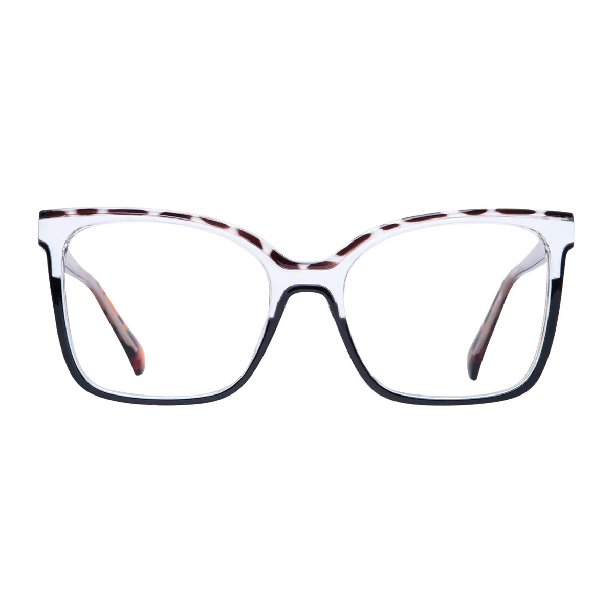 Cat-eye Tortoiseshell/Clear Eyeglasses