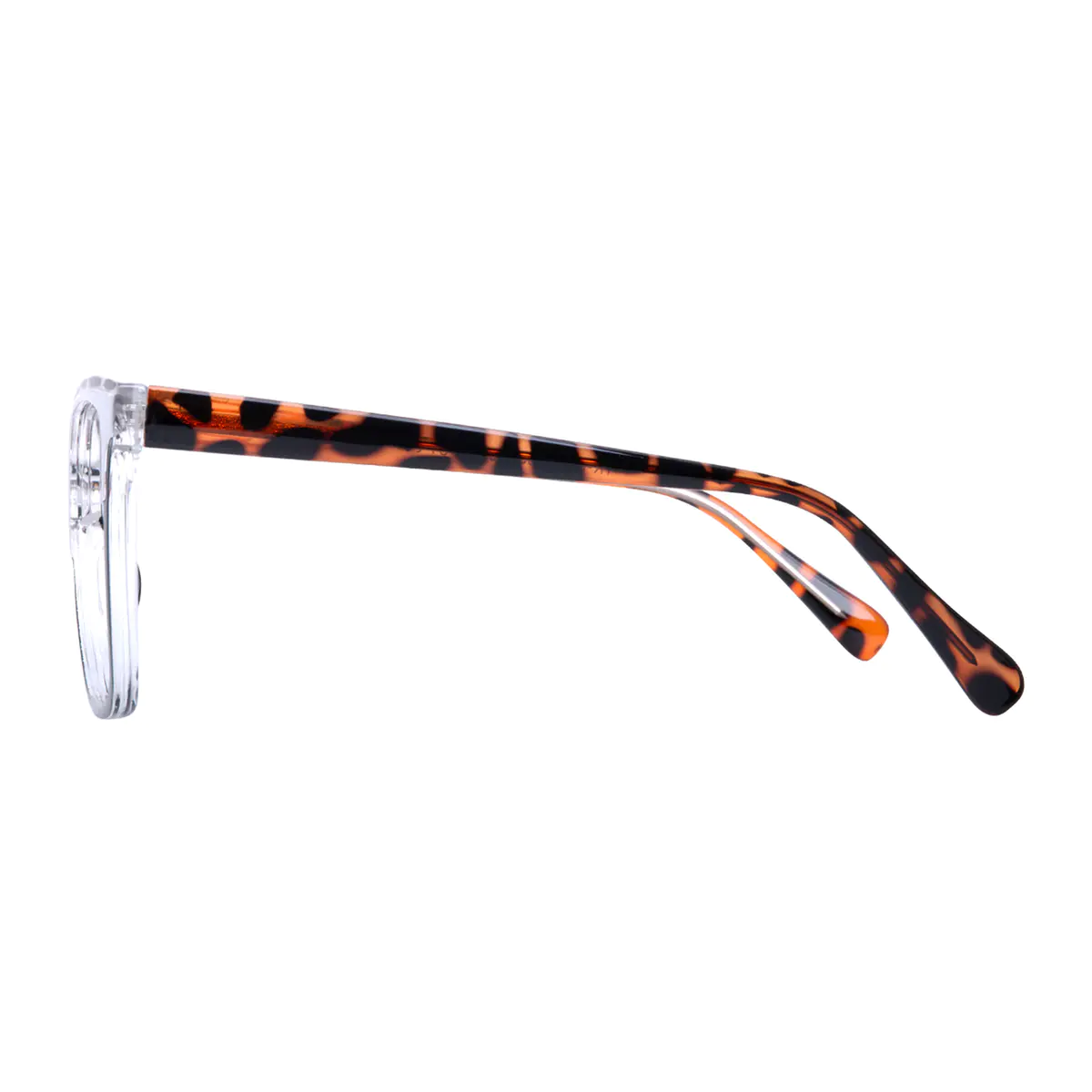 Cat-eye Tortoiseshell/Clear Eyeglasses