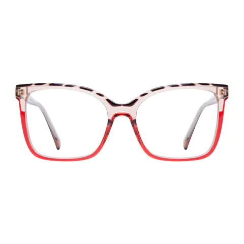 Cat-eye Tortoiseshell/Red Eyeglasses