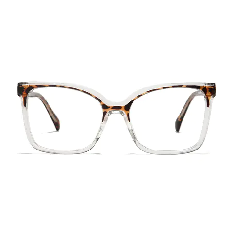 Cat-eye Tortoiseshell/Clear Eyeglasses