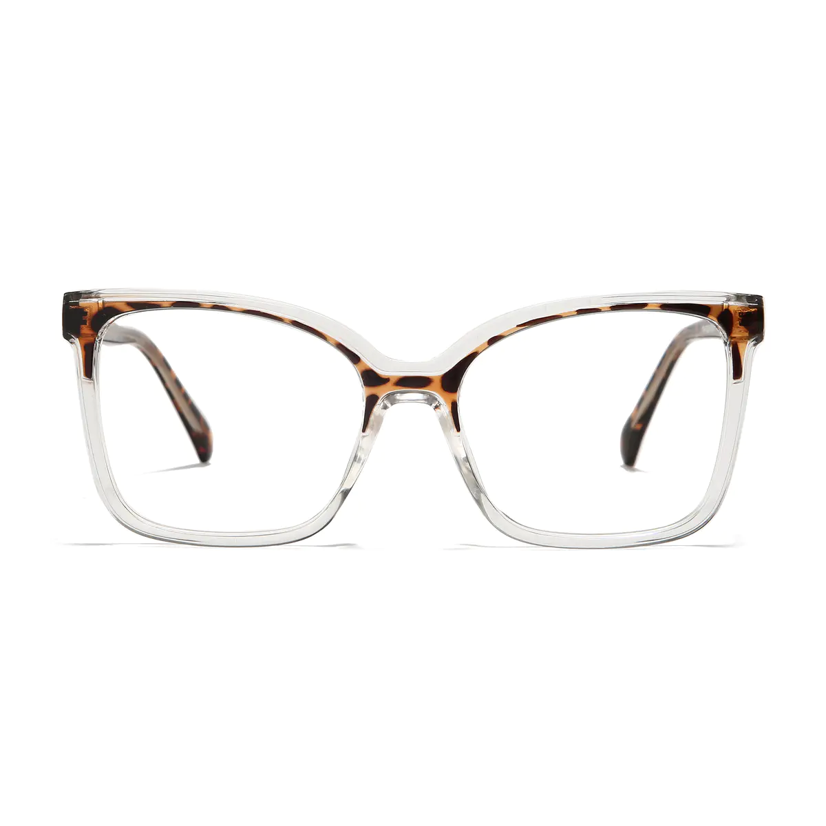 Cat-eye Tortoiseshell/Clear Eyeglasses