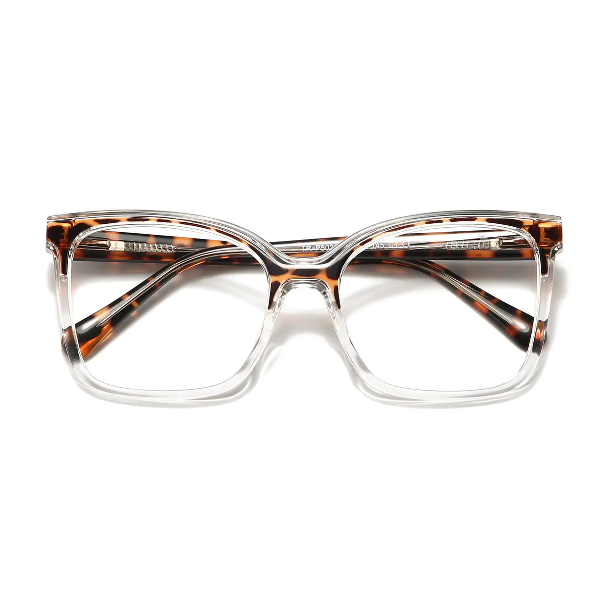Cat-eye Tortoiseshell/Clear Eyeglasses