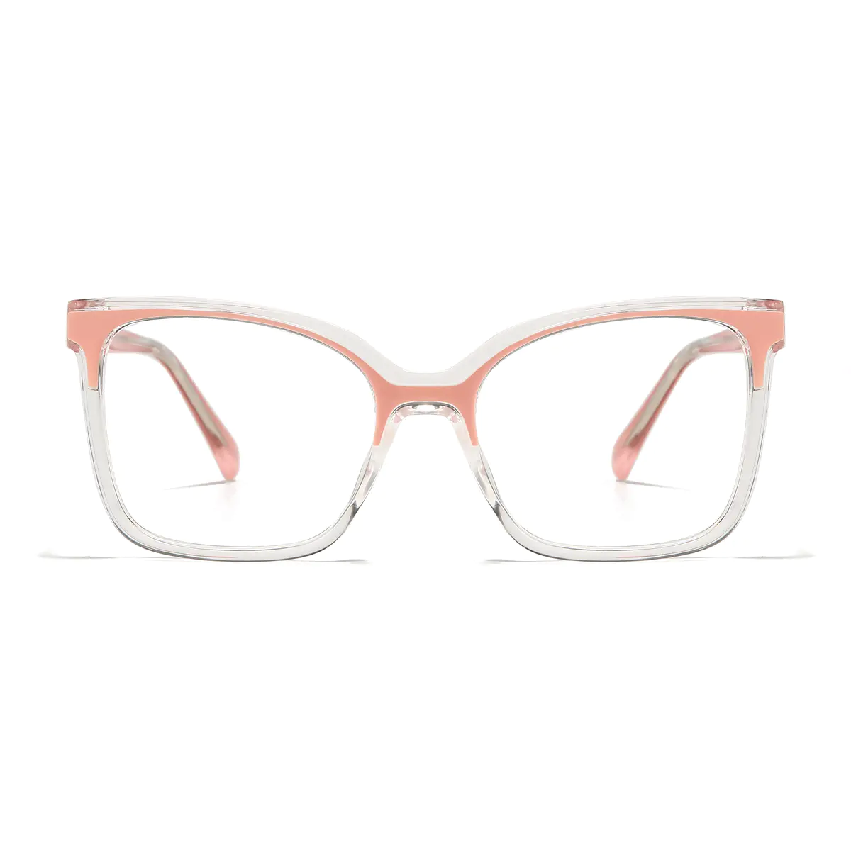 Cat-eye Pink/Clear Eyeglasses