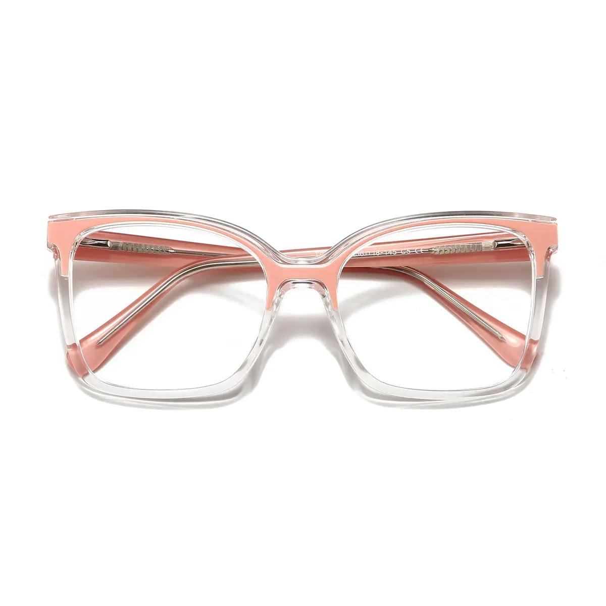 Cat-eye Pink/Clear Eyeglasses