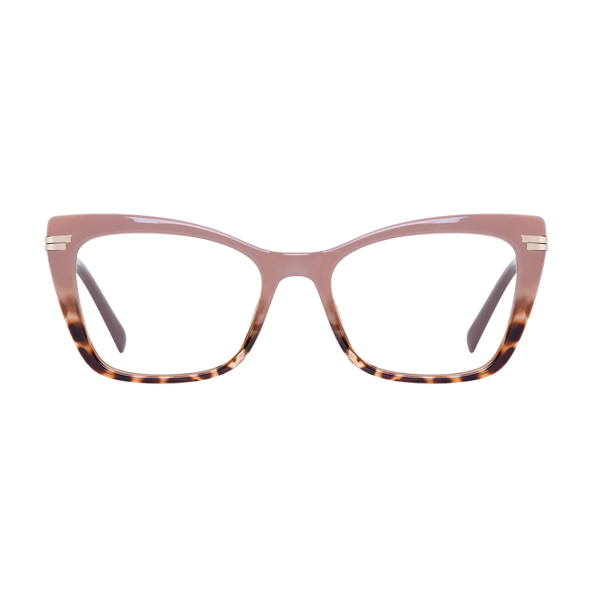 Cat-eye Pink/Tortoiseshell Eyeglasses