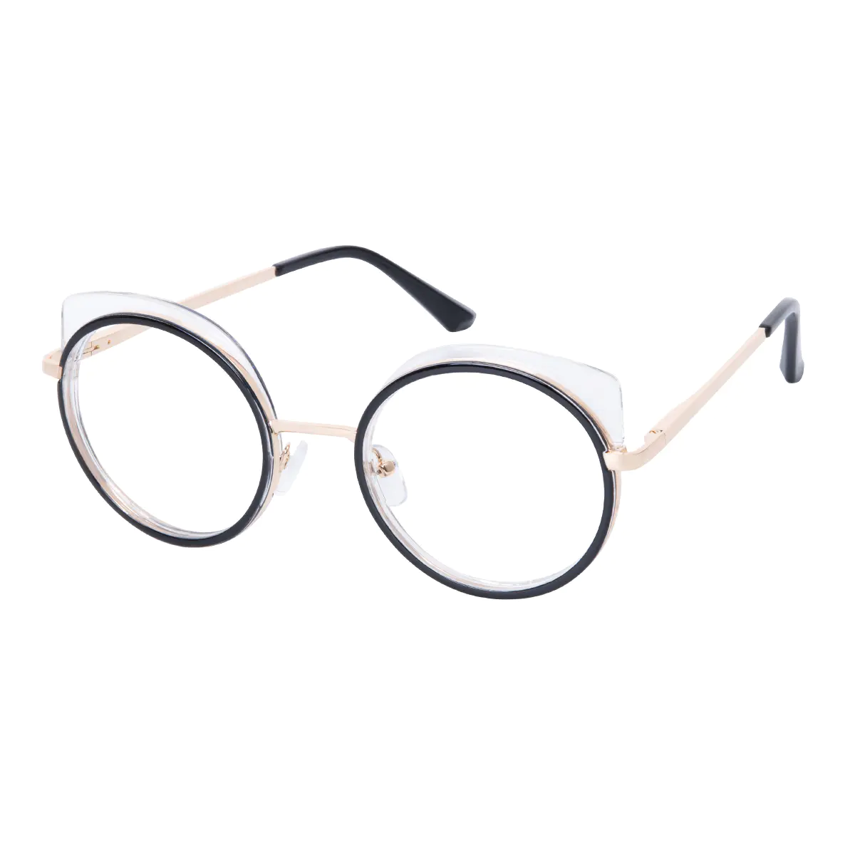 Round Black Eyeglasses