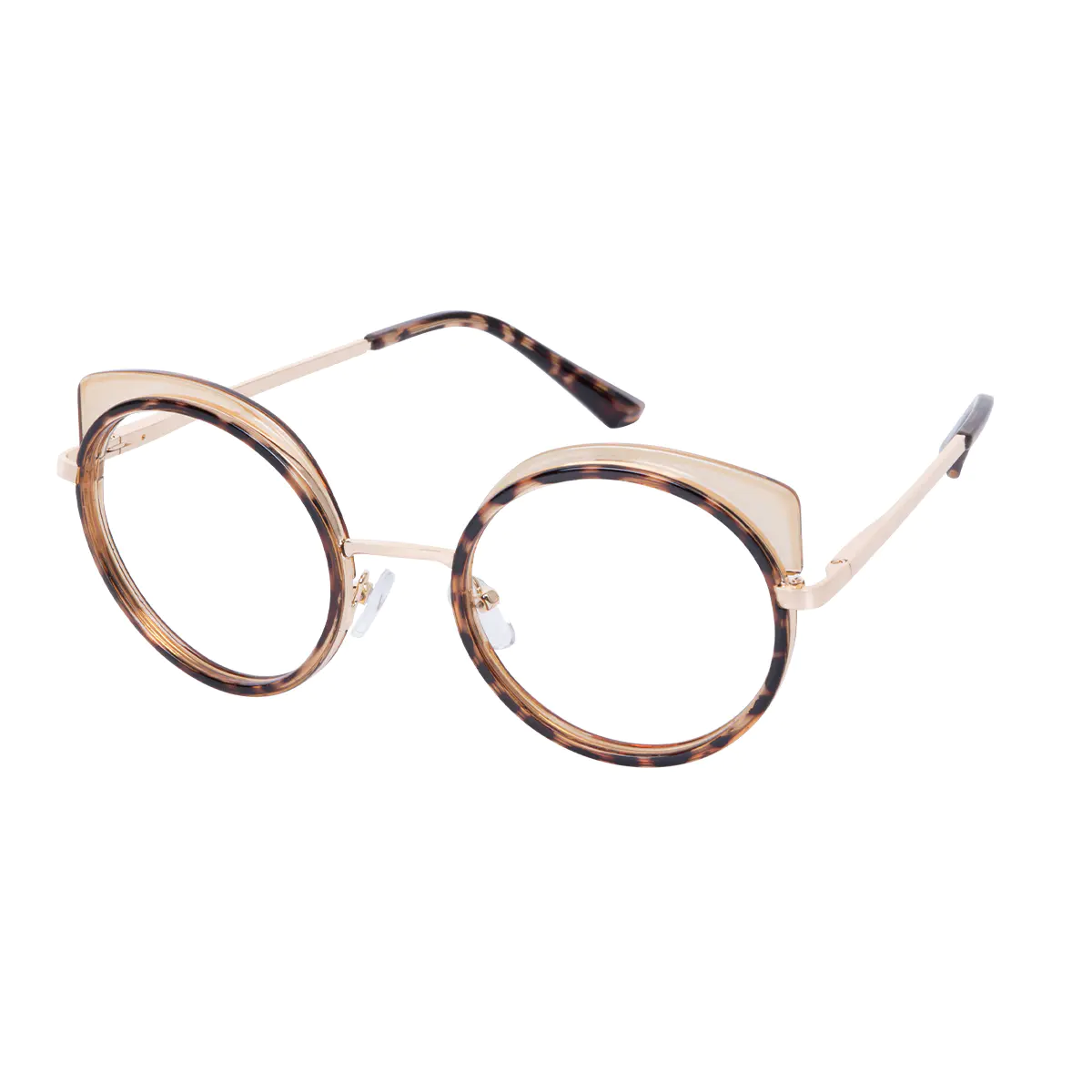 Round Tortoiseshell Eyeglasses