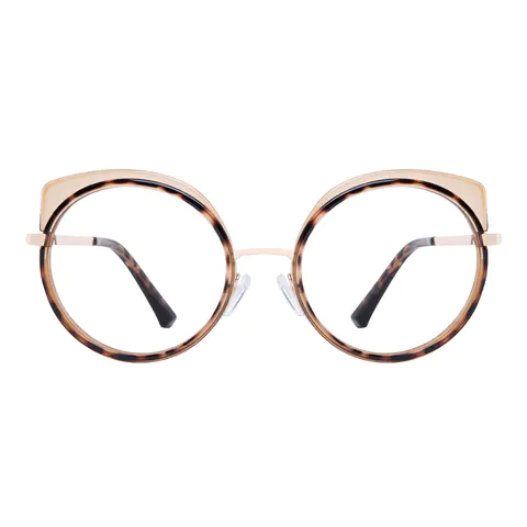 Round Tortoiseshell Eyeglasses