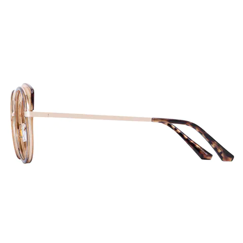 Round Tortoiseshell Eyeglasses