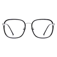 Square Black Eyeglasses