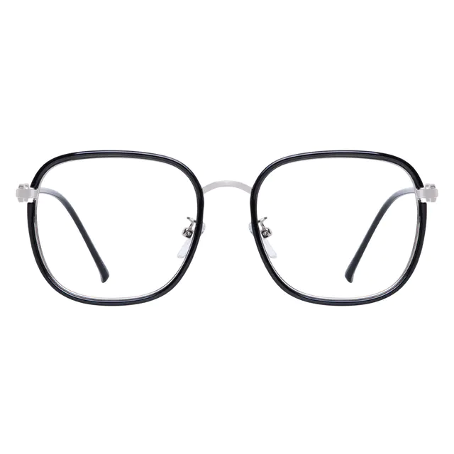 Square Black Eyeglasses