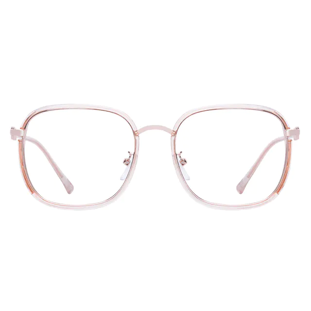 Square Rose Gold Eyeglasses