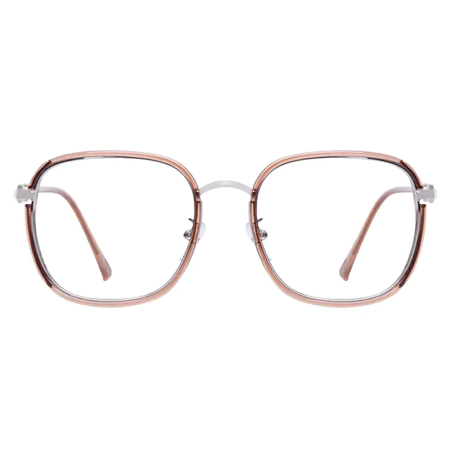 Square Brown Eyeglasses