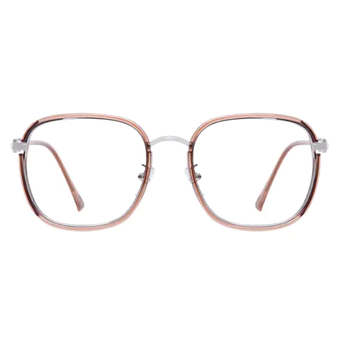 Square Brown Eyeglasses