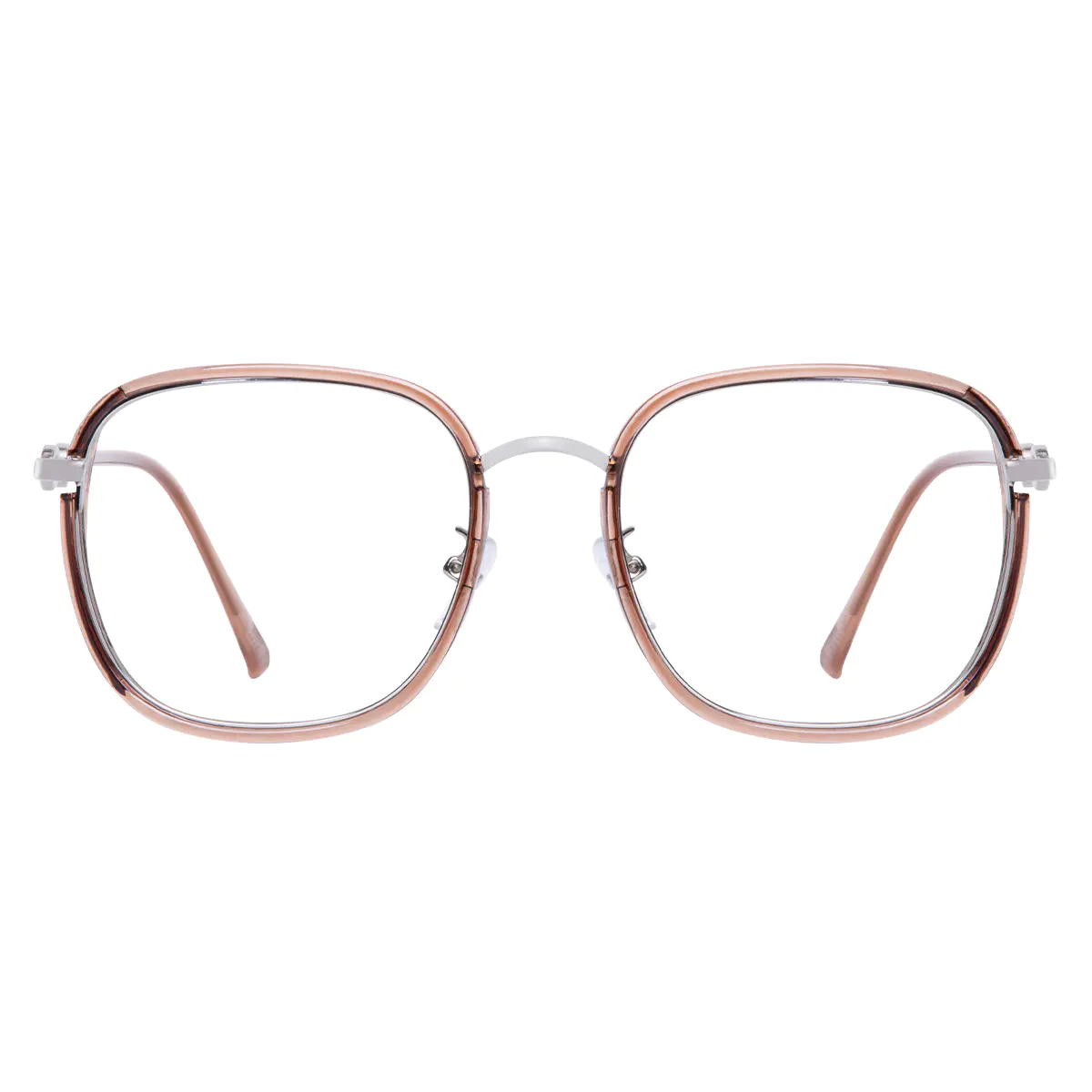 Square Brown Eyeglasses