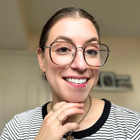 Square Brown Eyeglasses
