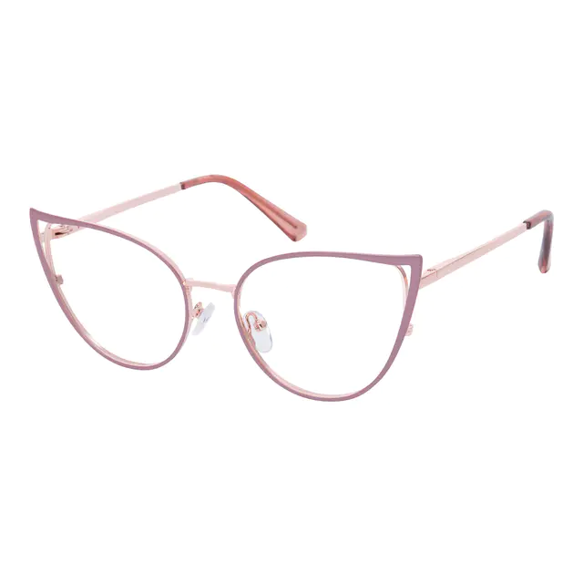 Cat-eye Pink Eyeglasses