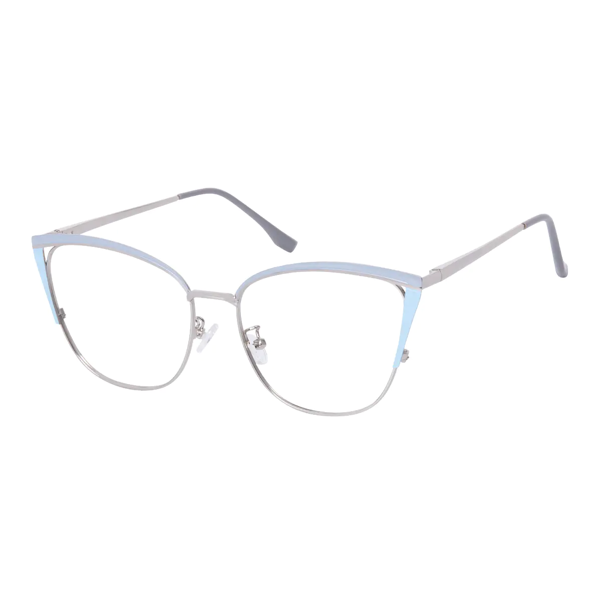 Cat-eye Blue Eyeglasses
