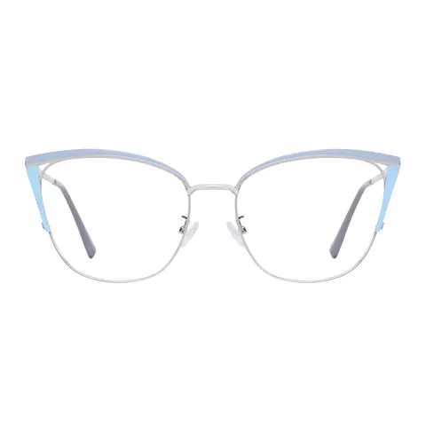 Cat-eye Blue Eyeglasses