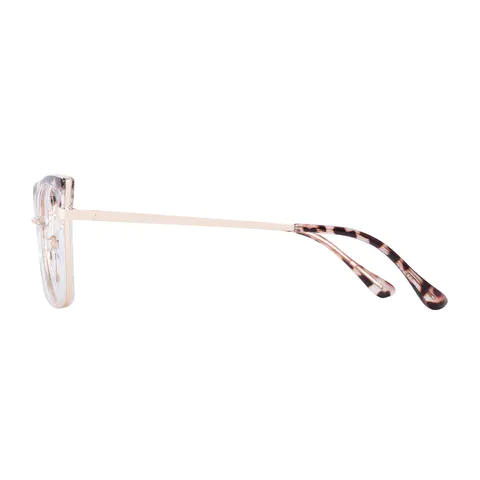Cat-eye Tortoiseshell/Clear Eyeglasses