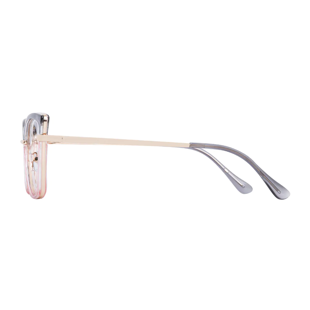 Cat-eye Transparent Blue/Transparent Purple Eyeglasses