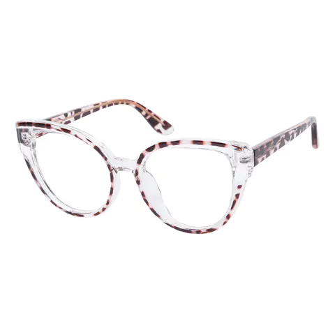 Cat-eye Tortoiseshell/Clear Eyeglasses
