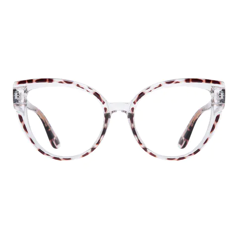 Cat-eye Tortoiseshell/Clear Eyeglasses