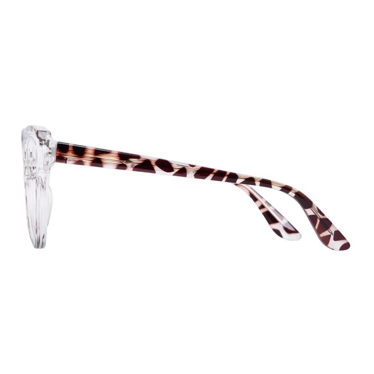 Cat-eye Tortoiseshell/Clear Eyeglasses