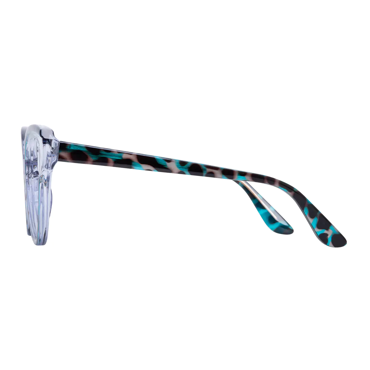Cat-eye Tortoiseshell/Blue Eyeglasses