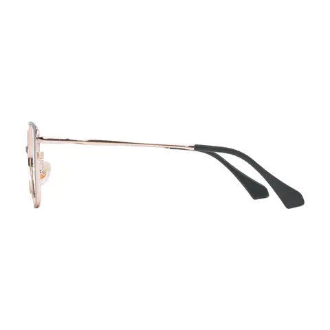 Cat-eye Black Gold Eyeglasses