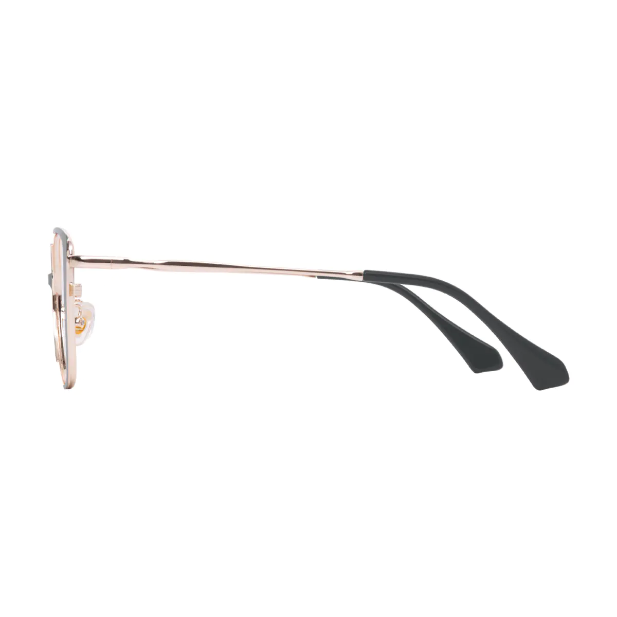 Cat-eye Black Gold Eyeglasses