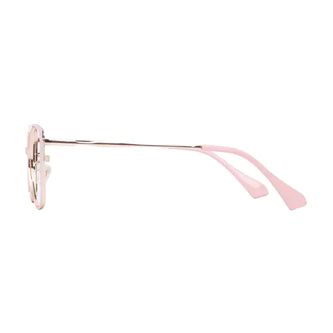 Cat-eye Pink/Gold Eyeglasses