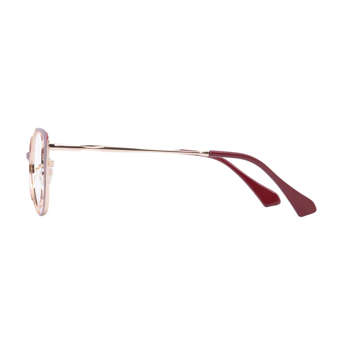 Cat-eye Red/Gold Eyeglasses