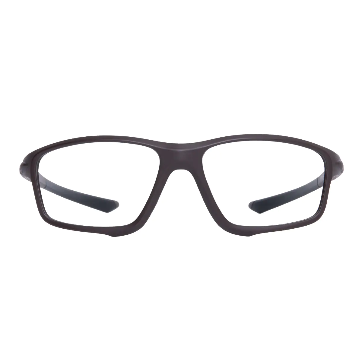 Rectangle Brown Eyeglasses