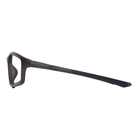 Rectangle Brown Eyeglasses
