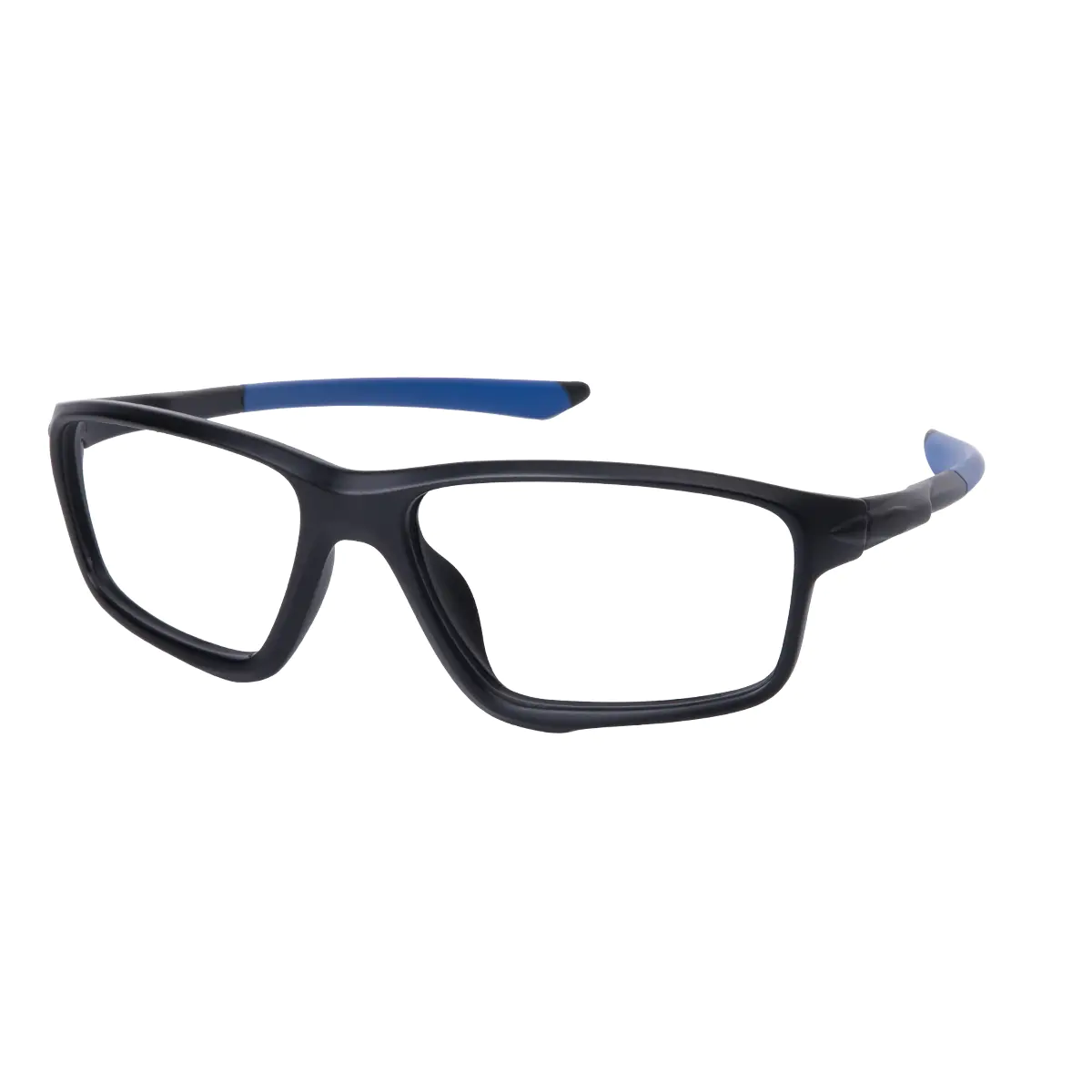 Rectangle Black/Blue Eyeglasses