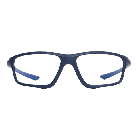 Rectangle Blue Eyeglasses