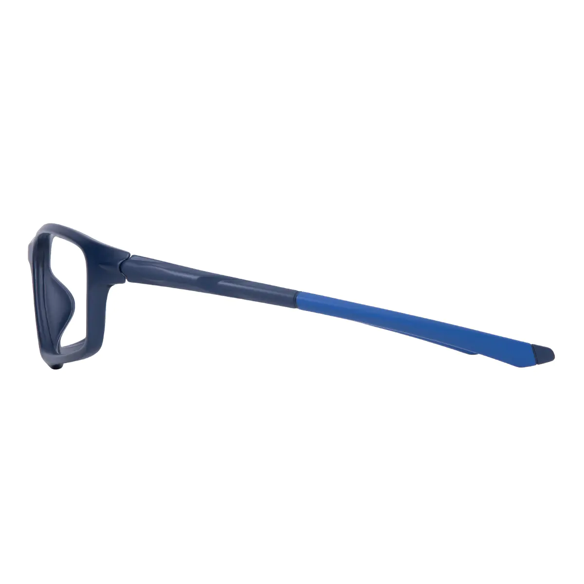 Rectangle Blue Eyeglasses