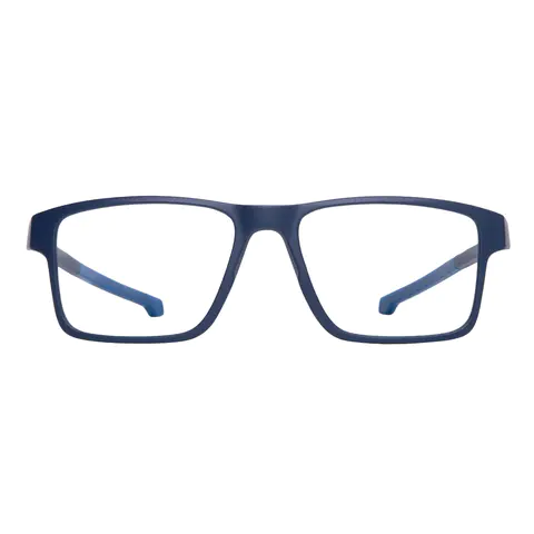 Rectangle Blue Eyeglasses