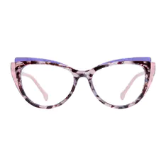 Cat-eye Pink Tortoiseshell Eyeglasses