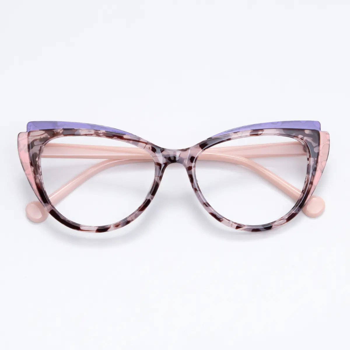 Cat-eye Pink Tortoiseshell Eyeglasses