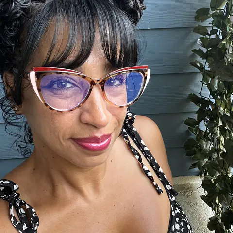Cat-eye Tortoiseshell/Pink Eyeglasses