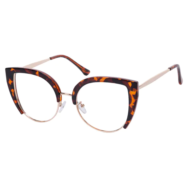 Square Tortoiseshell Eyeglasses