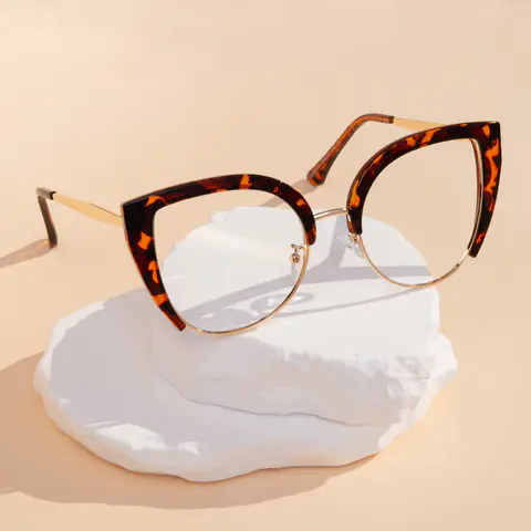 Square Tortoiseshell Eyeglasses