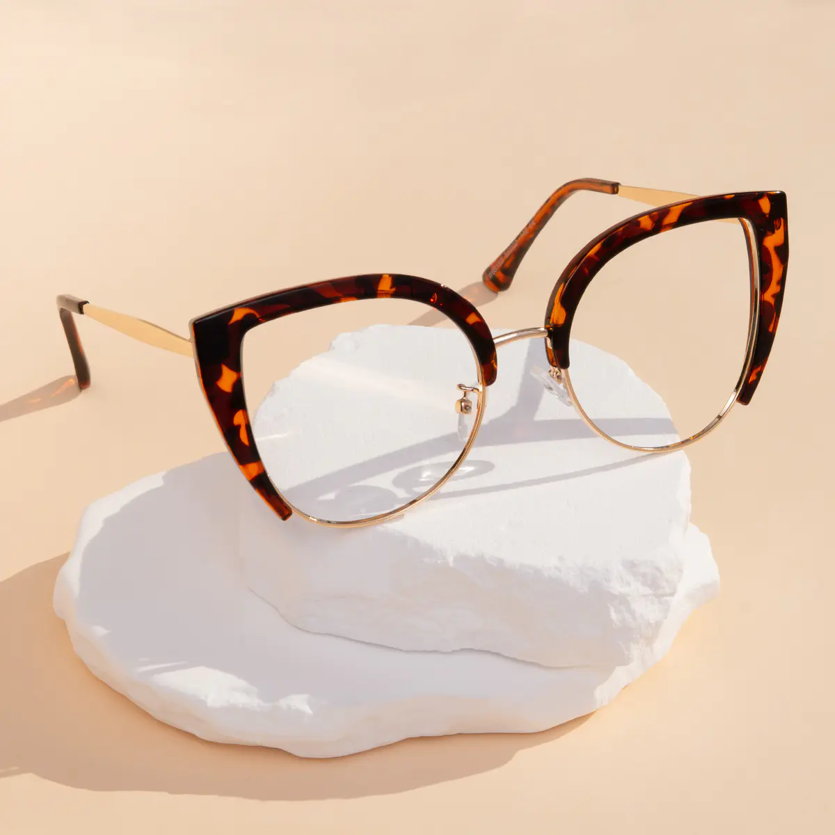 Square Tortoiseshell Eyeglasses