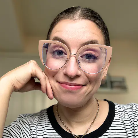 Square Brown Eyeglasses