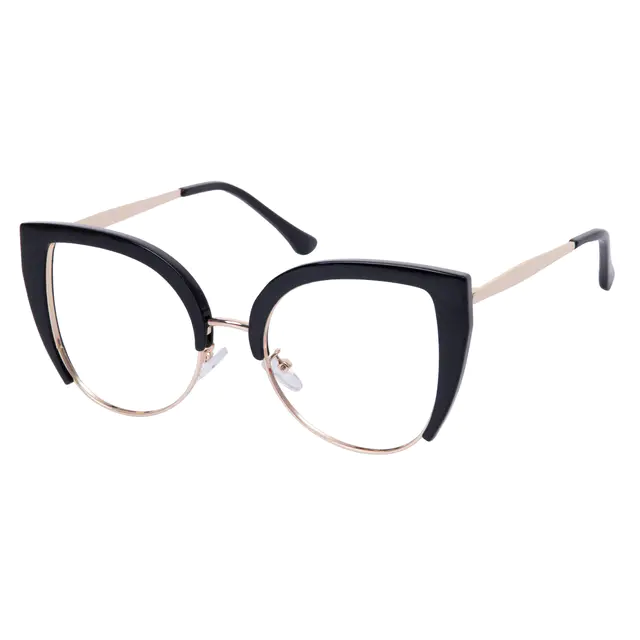 Square Black Eyeglasses