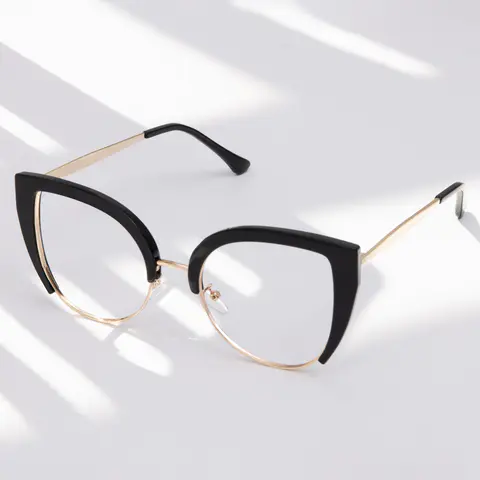 Square Black Eyeglasses