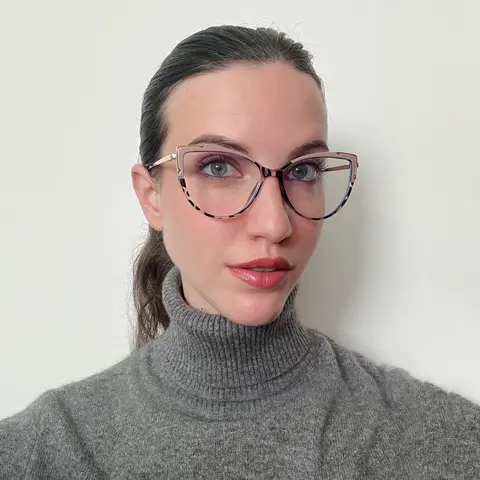 Cat-eye Brown/Tortoiseshell Eyeglasses