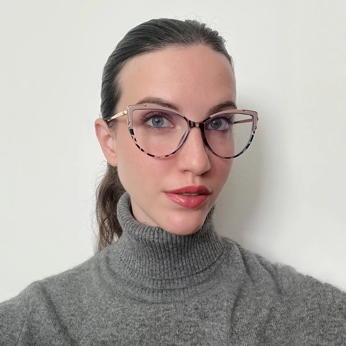 Cat-eye Brown/Tortoiseshell Eyeglasses